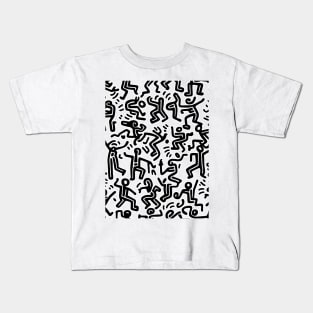 Everyday Lives of People - Graffiti Abstract Art Kids T-Shirt